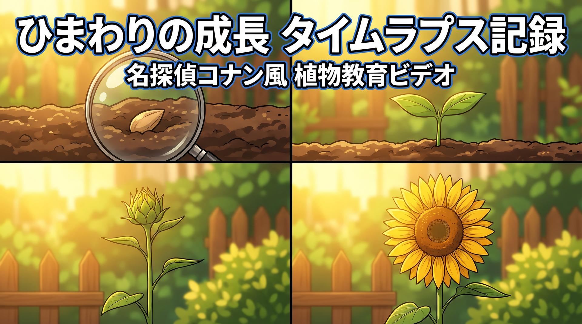 17c一起草植物视频-向日葵生长延时